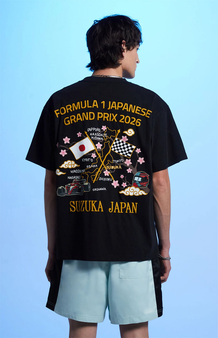 F1 Japanese Grand Prix Suzuka Oversized T-Shirt – Black