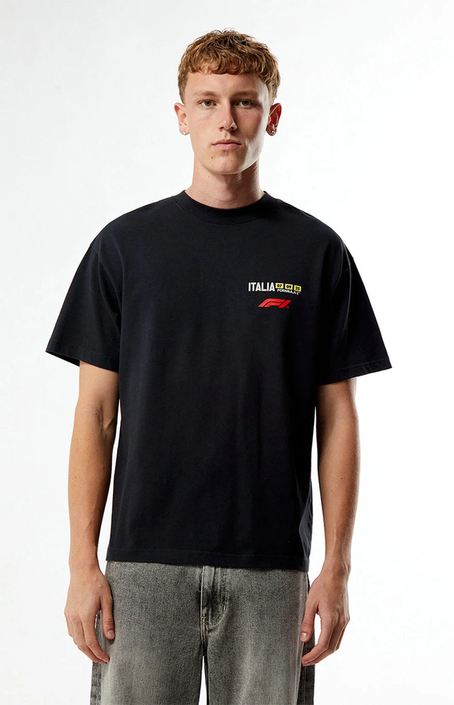 F1 Italia Fast Is Not Enough Oversized T-Shirt – Black