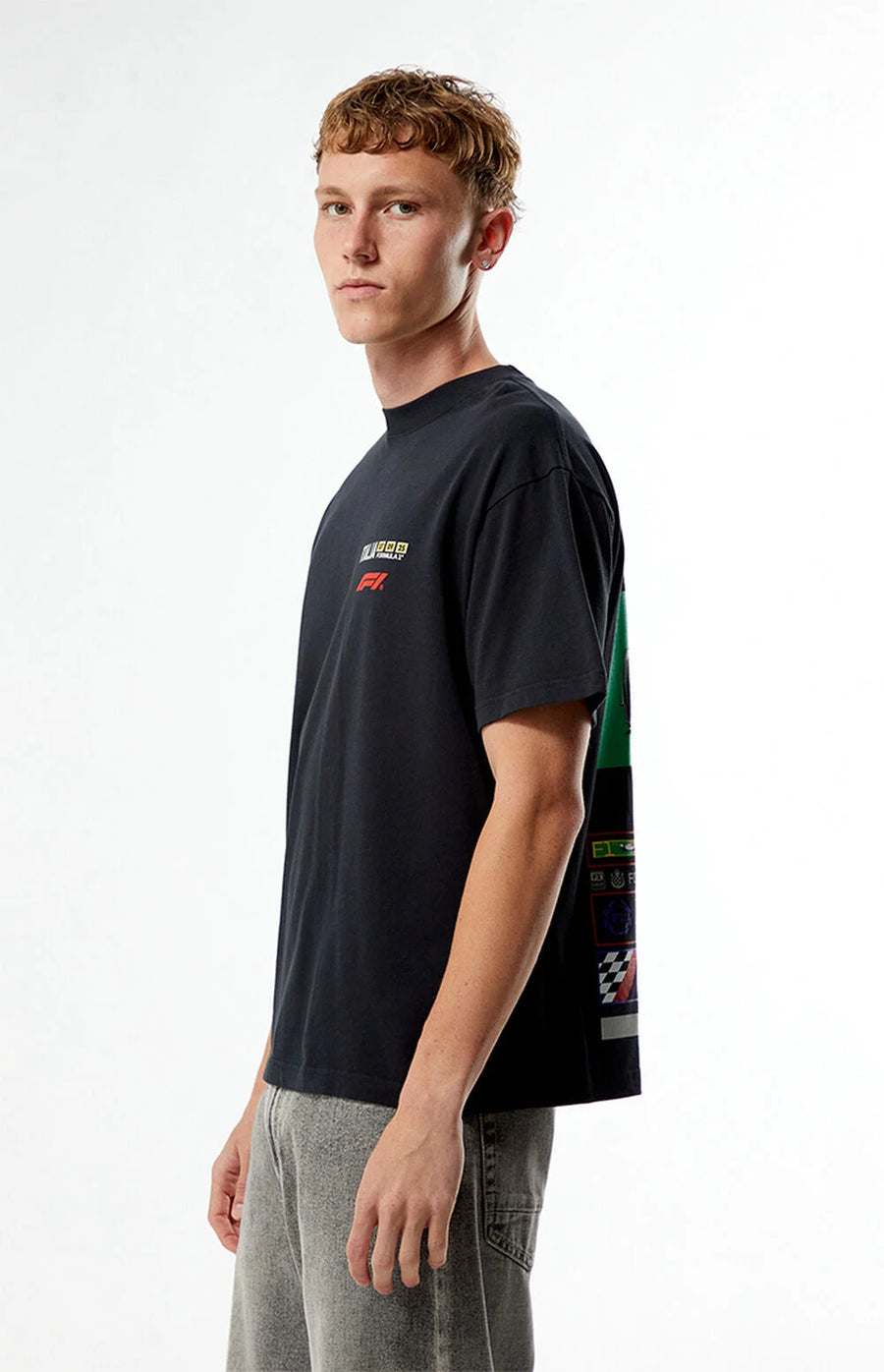 F1 Italia Fast Is Not Enough Oversized T-Shirt – Black