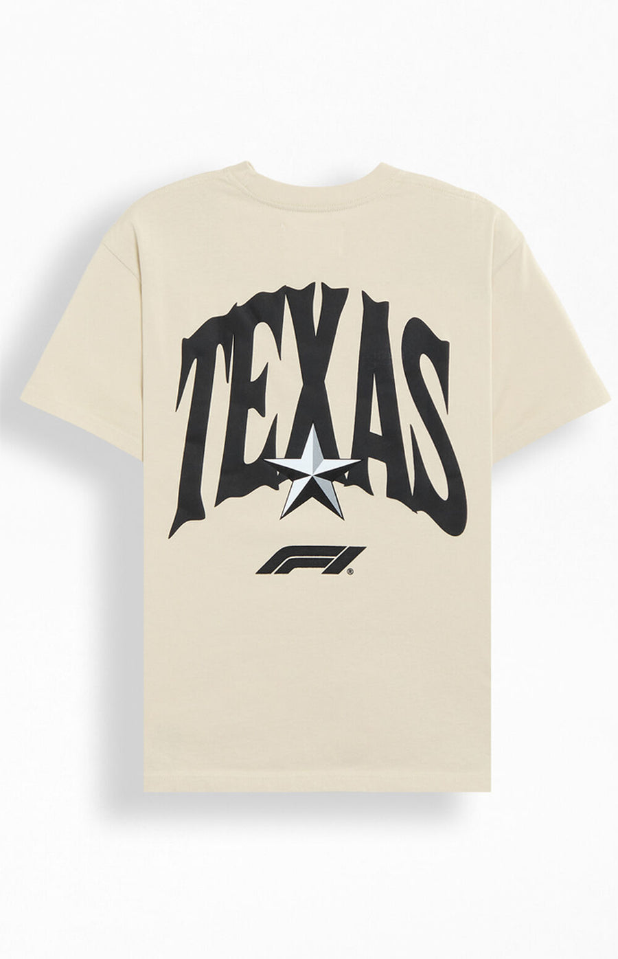 F1 Texas Lone Star Oversized T-Shirt – Cream
