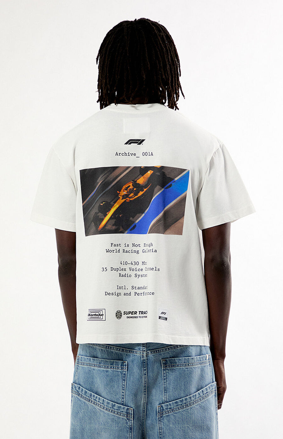 F1 Archive 001A Oversized T-Shirt – White