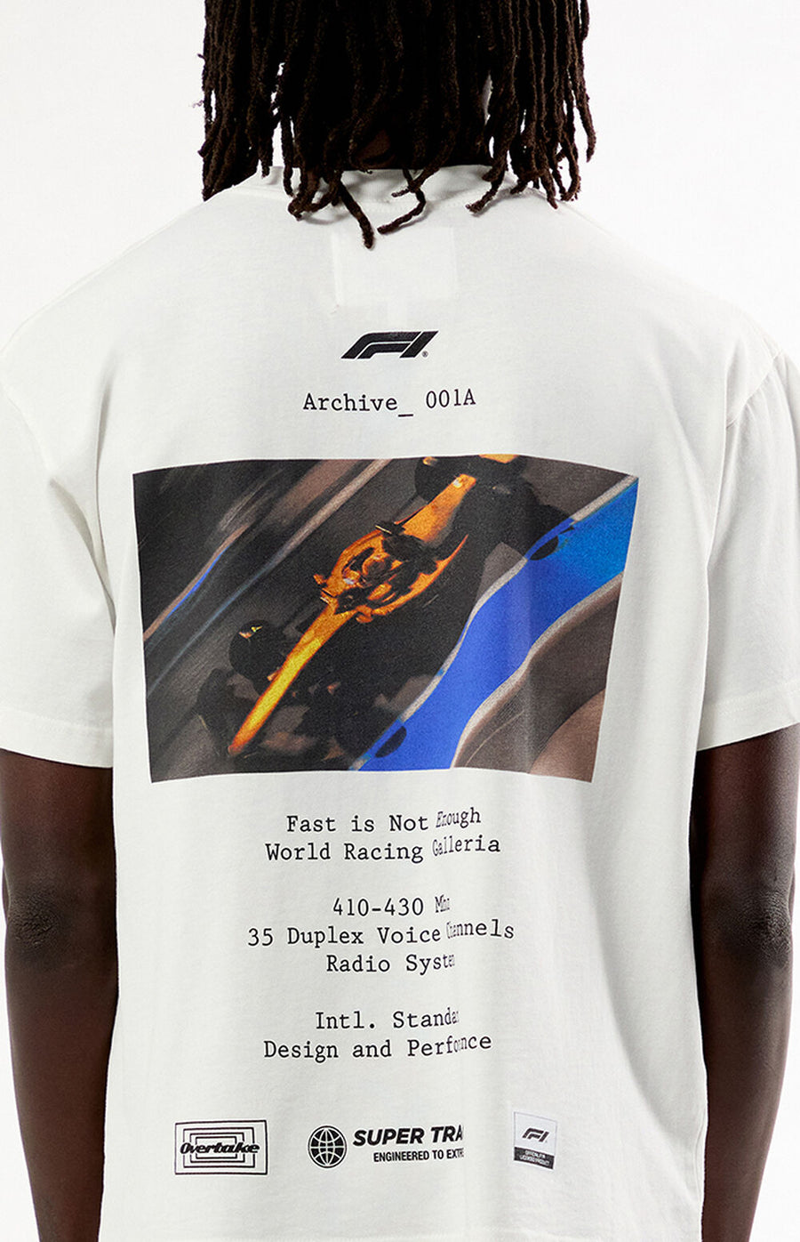 F1 Archive 001A Oversized T-Shirt – White