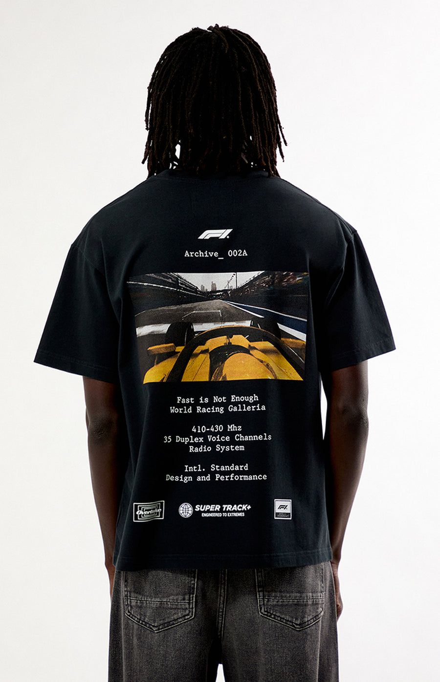 F1 Archive 002A Oversized T-Shirt – Black