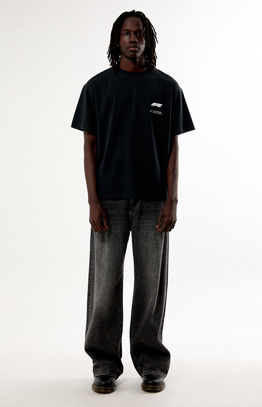 F1 Archive 002A Oversized T-Shirt – Black