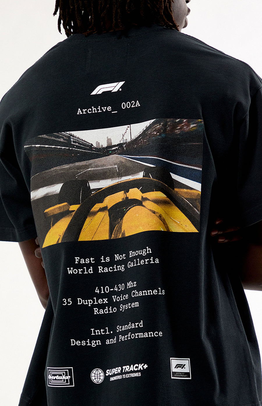 F1 Archive 002A Oversized T-Shirt – Black