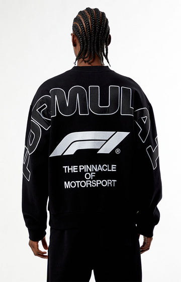 Formula 1 Pinnacle of Motorsport Oversized Sweatshirt – Black