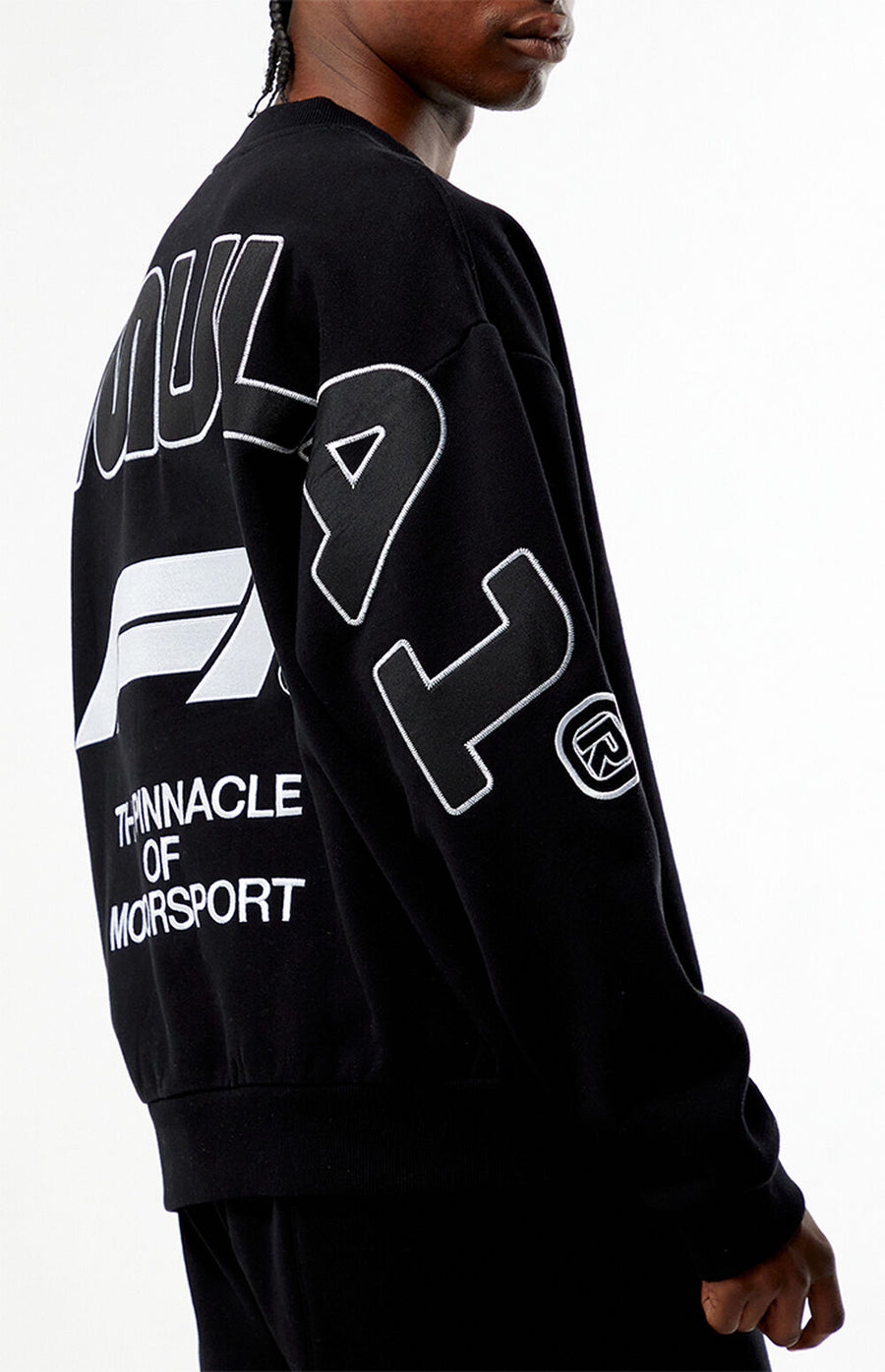 Formula 1 Pinnacle of Motorsport Oversized Sweatshirt – Black