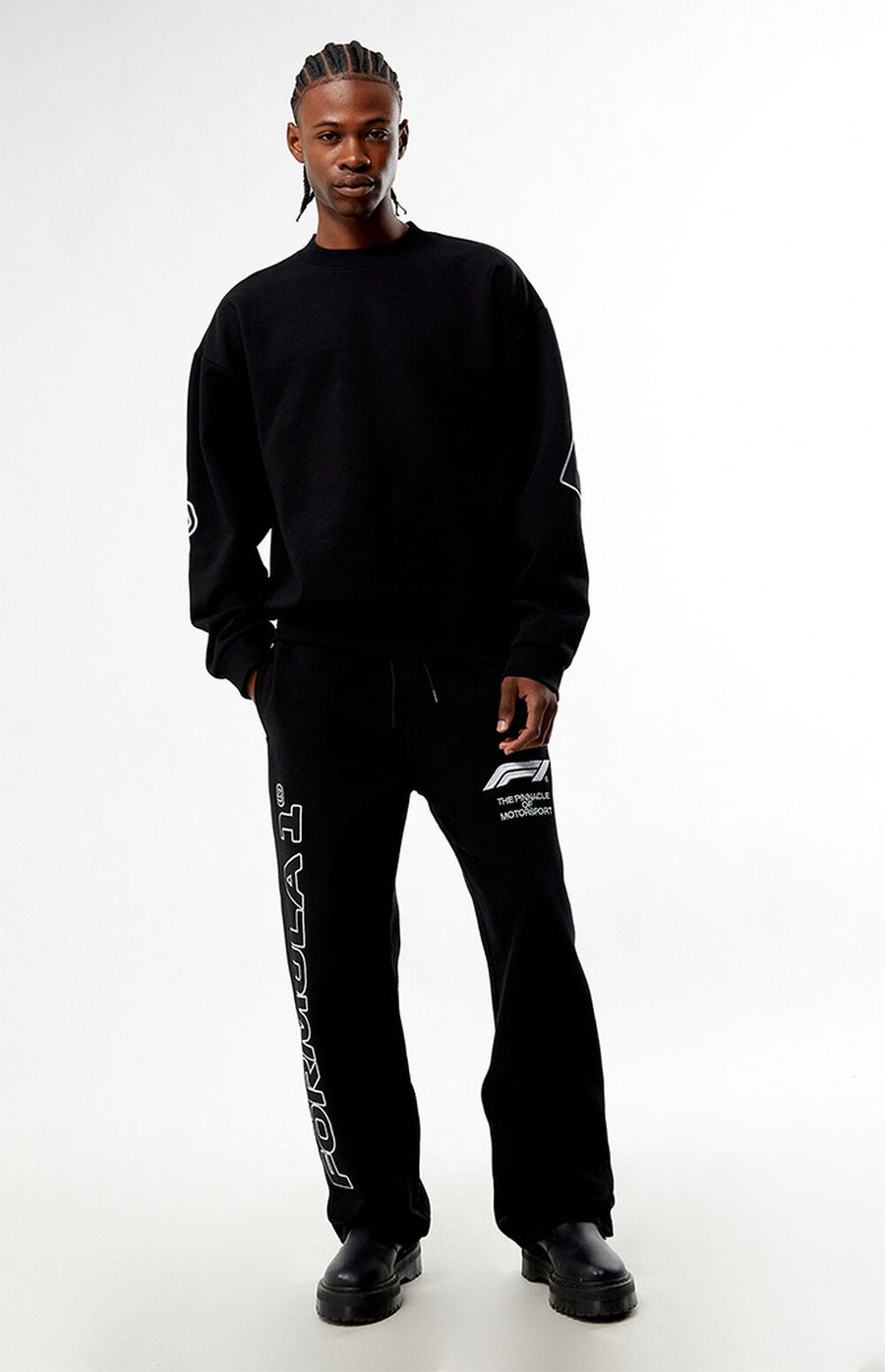 Formula 1 Pinnacle of Motorsport Oversized Sweatshirt – Black