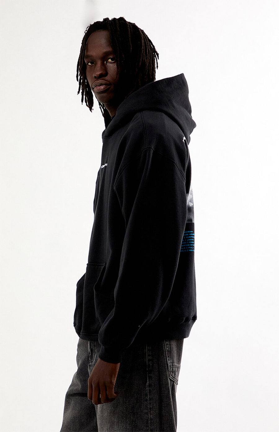 Formula 1 Smoke Burnout World Tour Oversized Hoodie – Black
