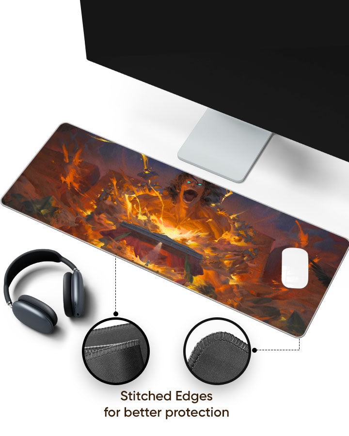 Attack Titan – Declaration of War Gaming Desk Mat with stitched edges (EdgeGuard)