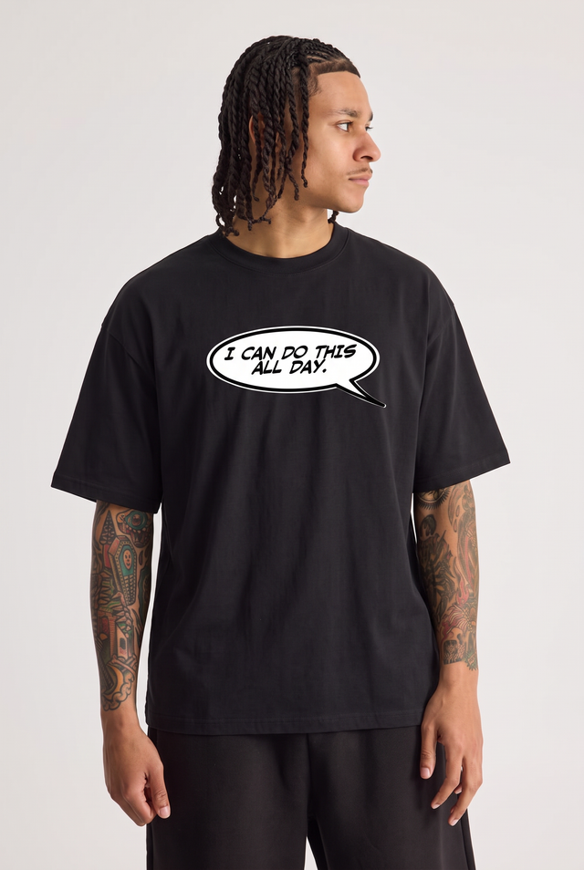 Captain America – I Can Do This All Day Oversized T-Shirt – image 1