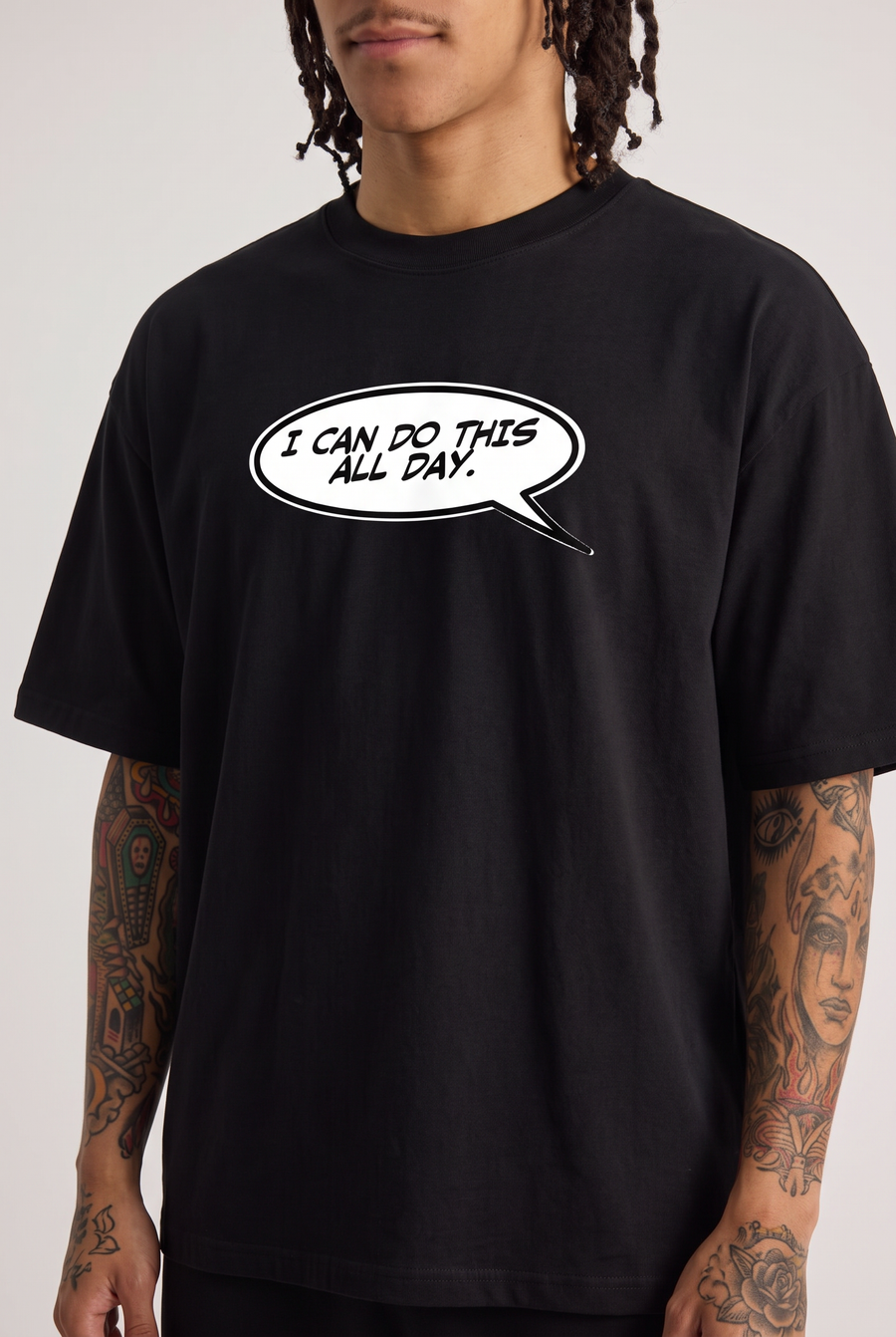 Captain America – I Can Do This All Day Oversized T-Shirt – image 2
