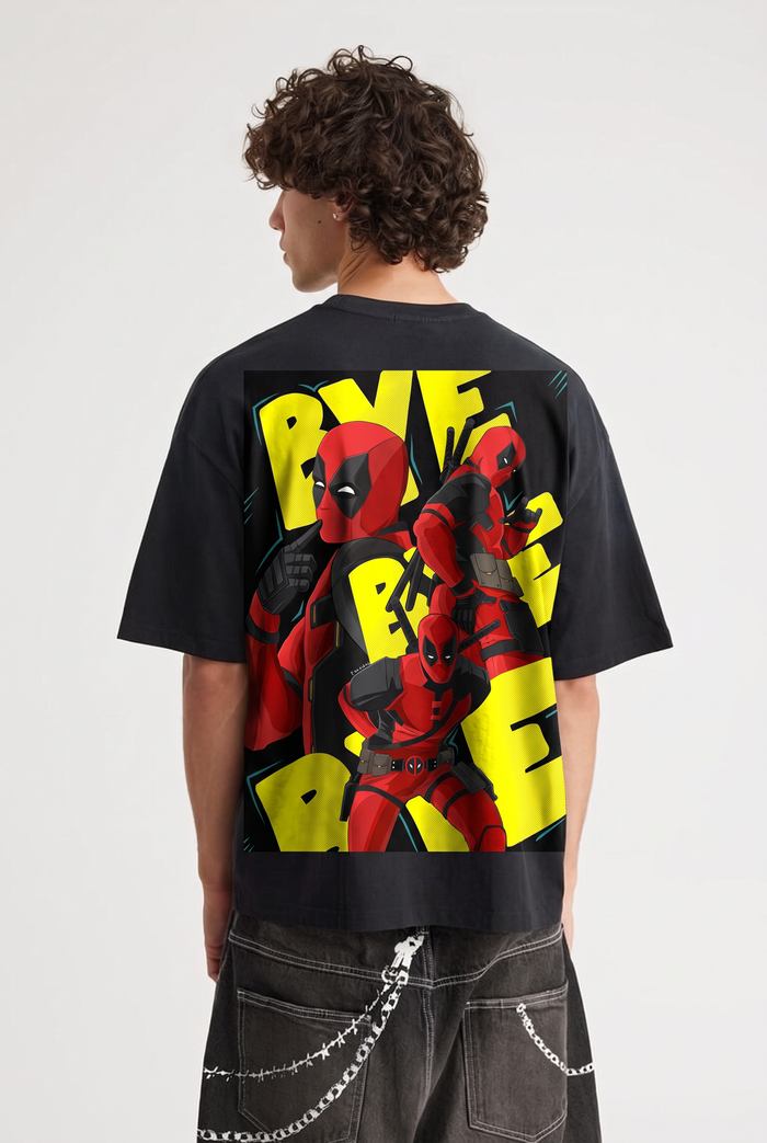 Deadpool – Bye Bye Bye Oversized T-Shirt