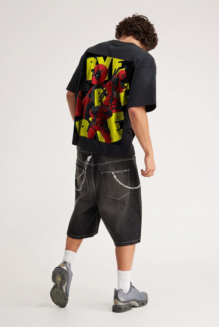 Deadpool – Bye Bye Bye Oversized T-Shirt – image 5