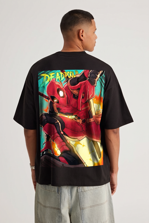 Deadpool – Twin Pistols Oversized T-Shirt