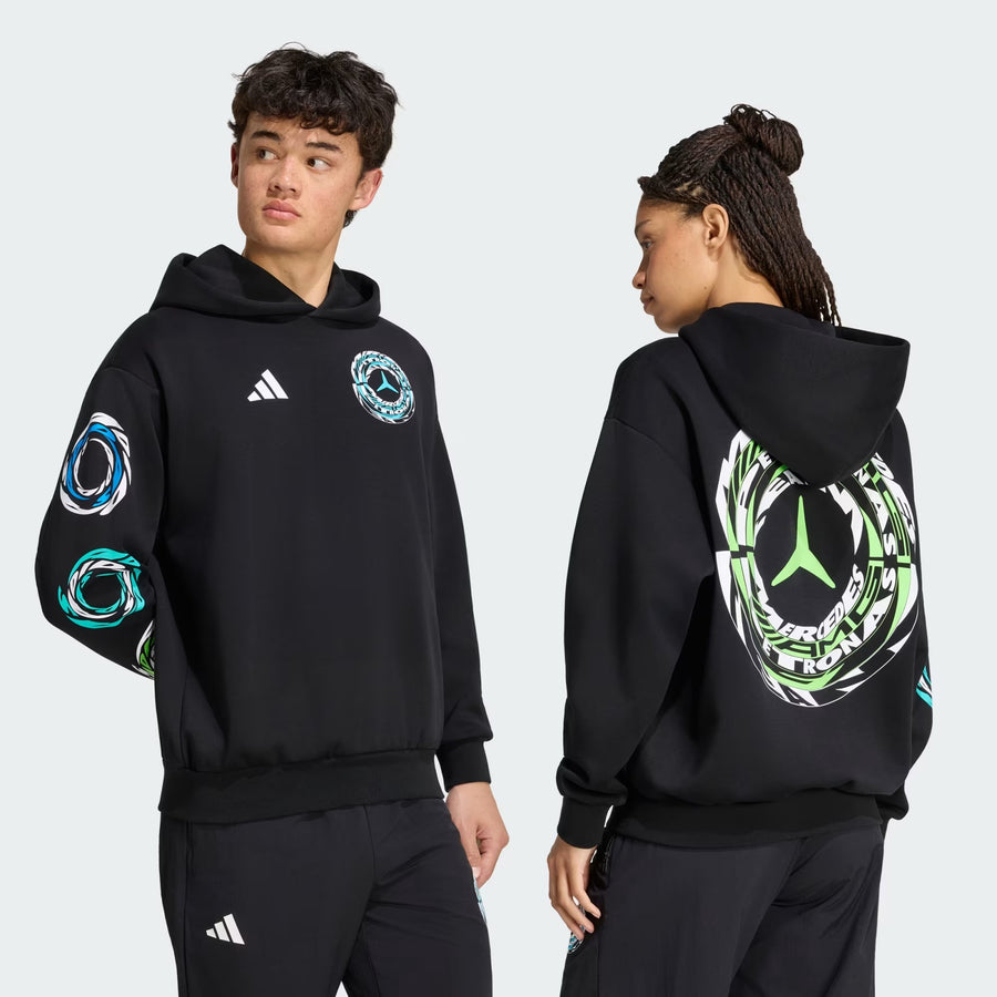 Mercedes-AMG Petronas F1 Team Lights On Hoodie – Black