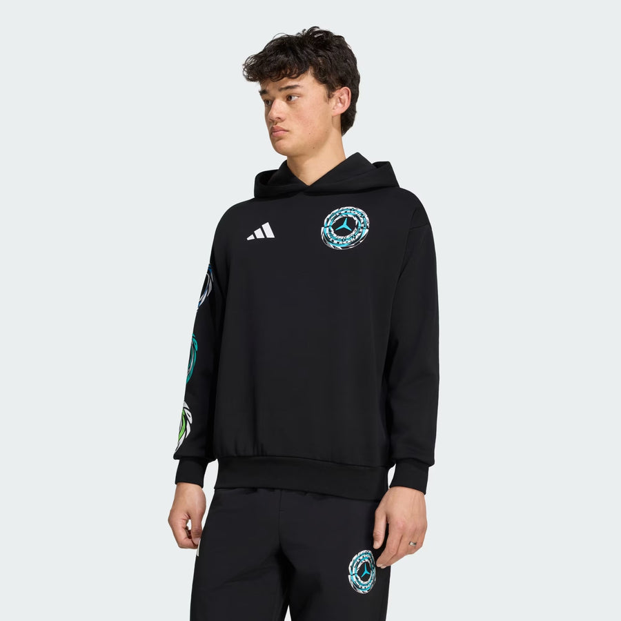 Mercedes-AMG Petronas F1 Team Lights On Hoodie – Black