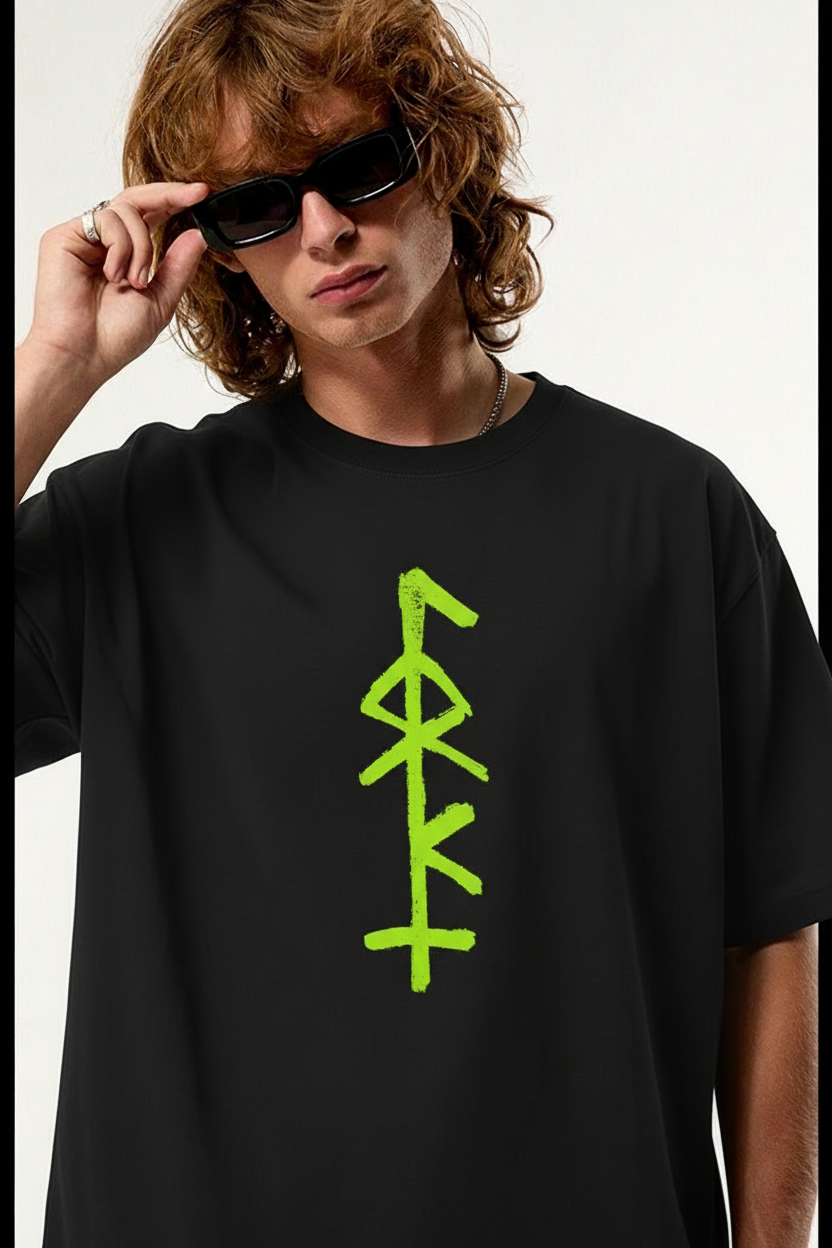 Loki – Rune of Mischief Oversized T-Shirt – image 2