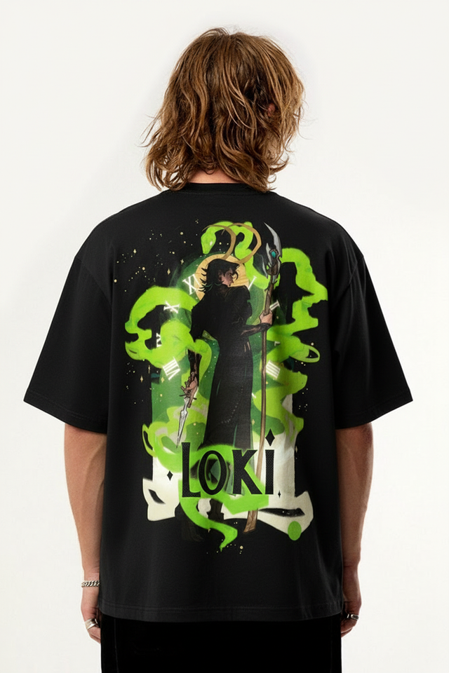 Loki – Rune of Mischief Oversized T-Shirt – image 3