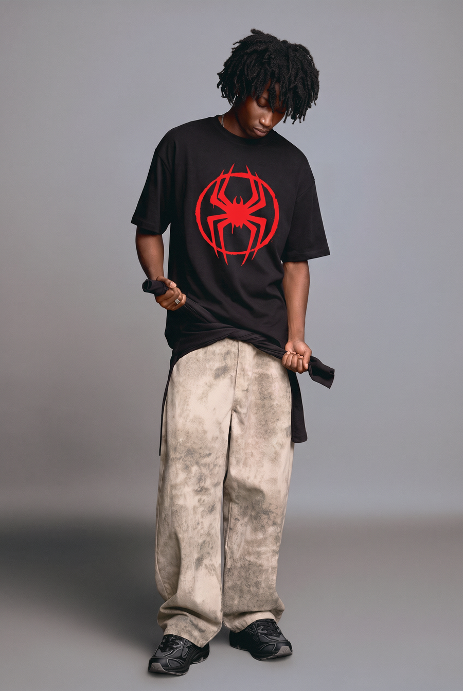 Miles Morales – What's Up Danger Oversized T-Shirt – image 4