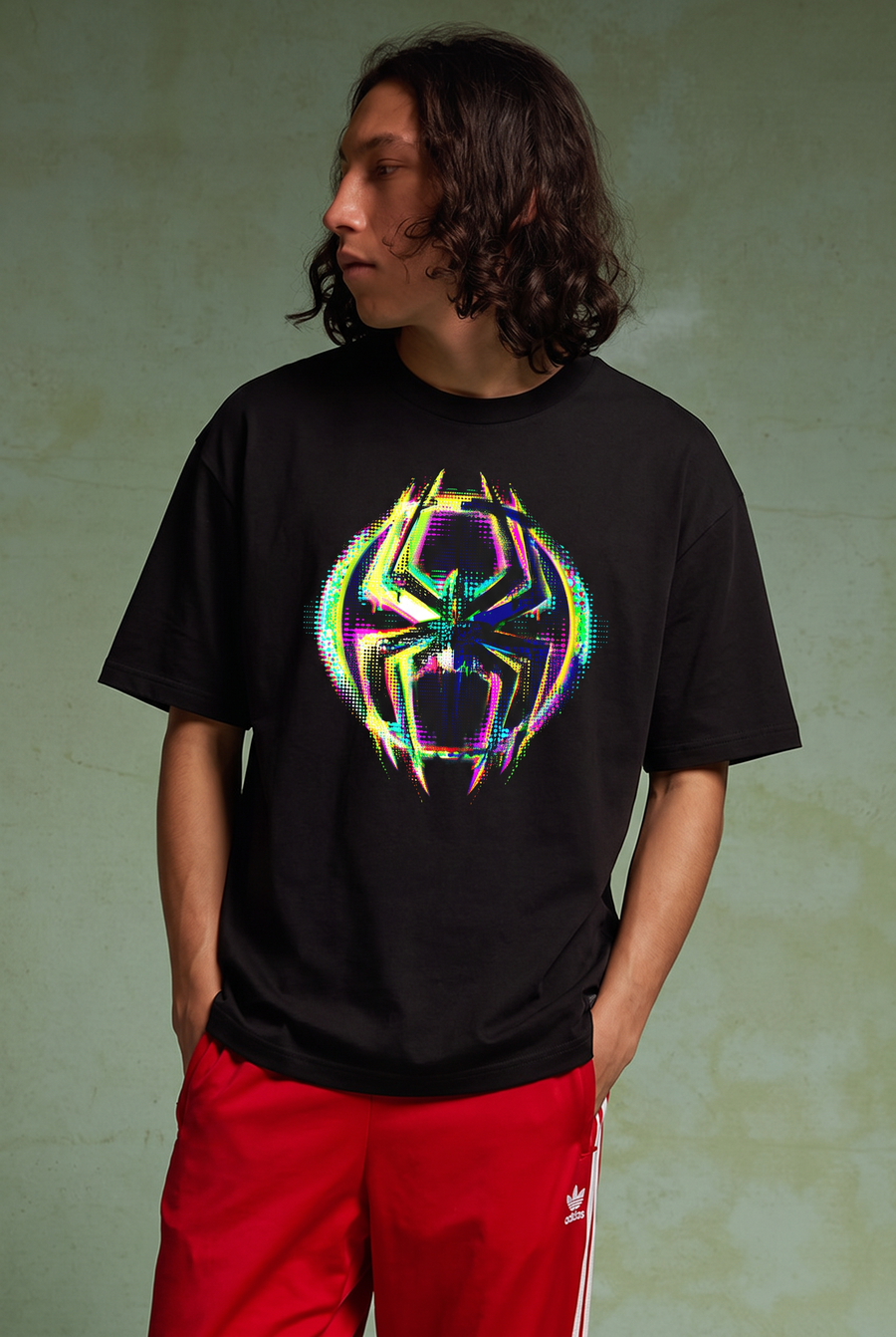 Miles Morales – Hello My Name Is Oversized T-Shirt – image 1