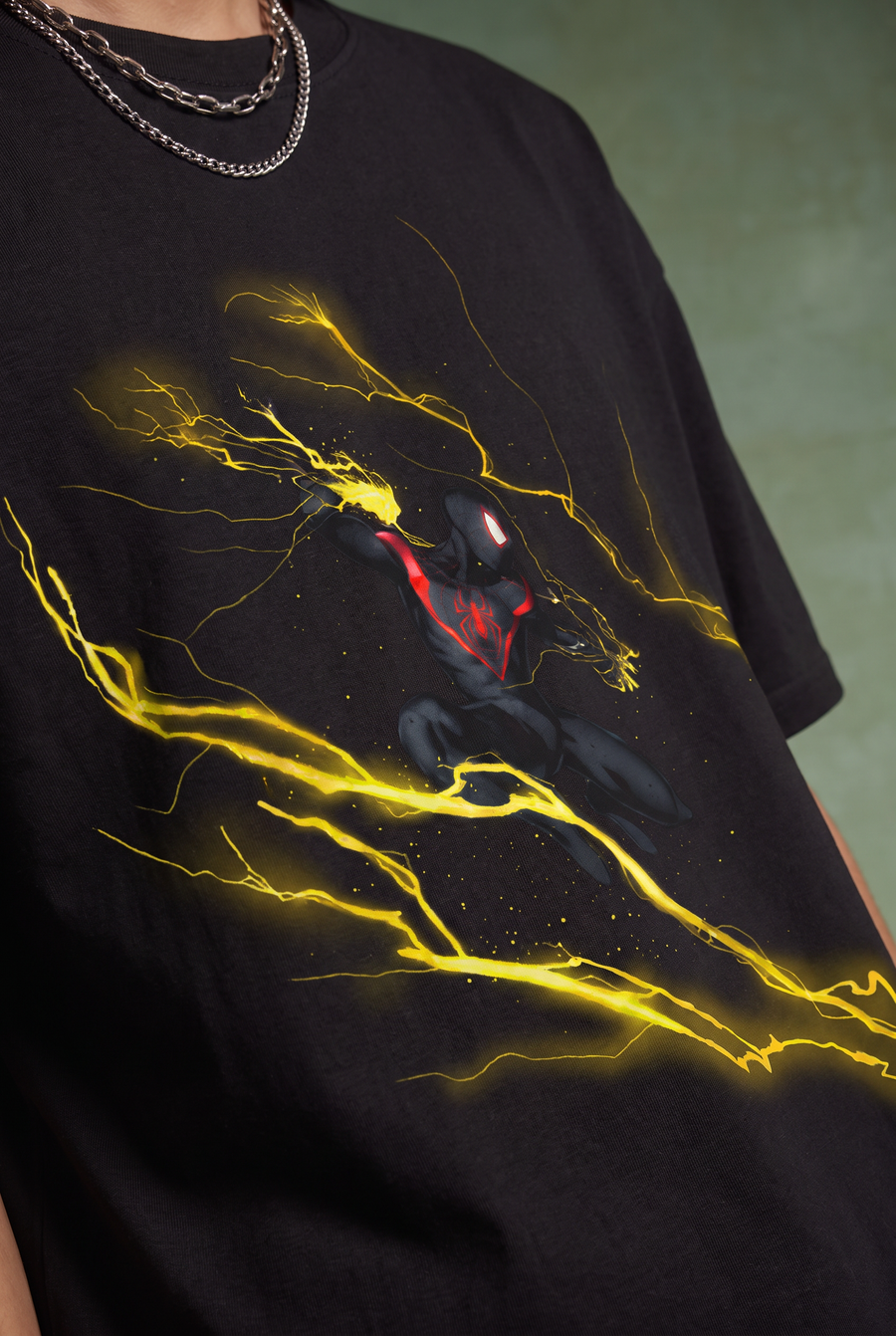 Miles Morales – Venom Strike Oversized T-Shirt – image 2