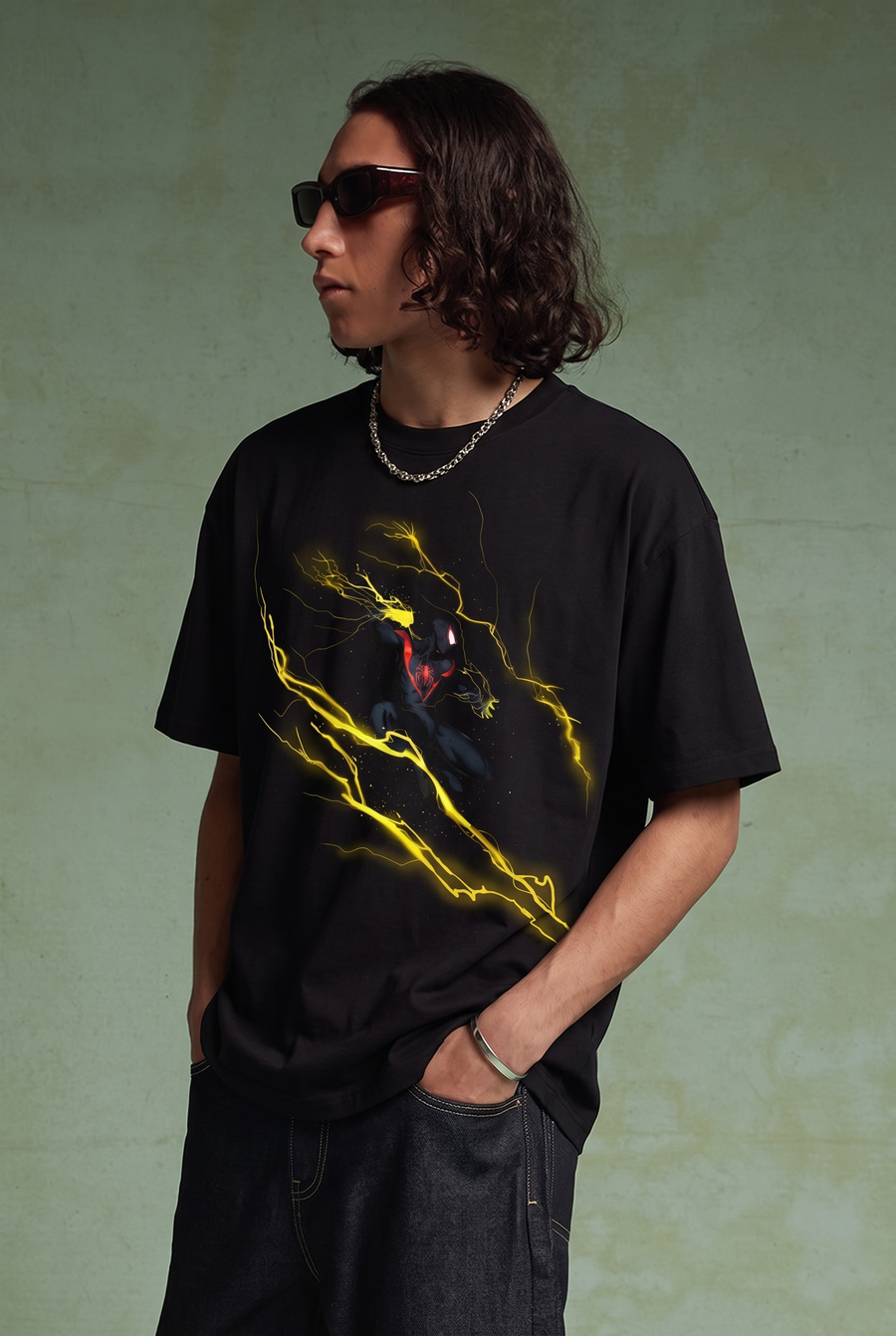 Miles Morales – Venom Strike Oversized T-Shirt – image 3