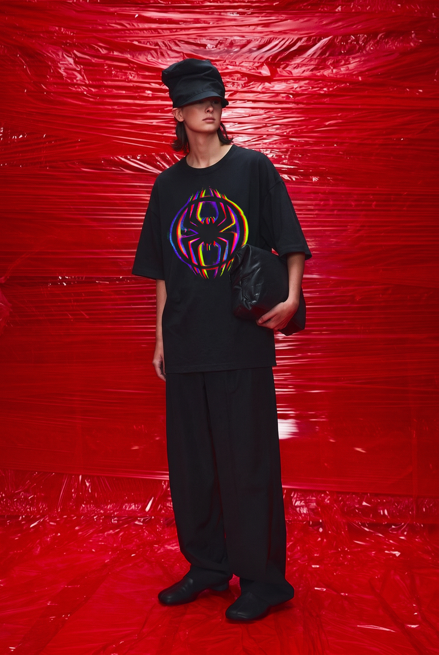 Miles Morales – Spider-Sense Burst Oversized T-Shirt – image 2