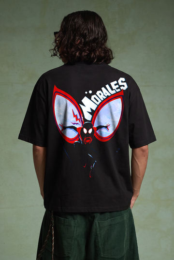 Miles Morales – Morales Mask Oversized T-Shirt – image 3