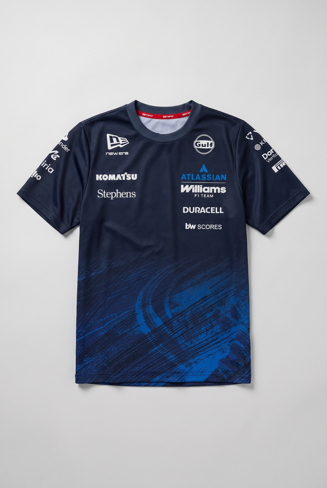 Williams Racing 2026 F1 Men's Team T-Shirt - Navy