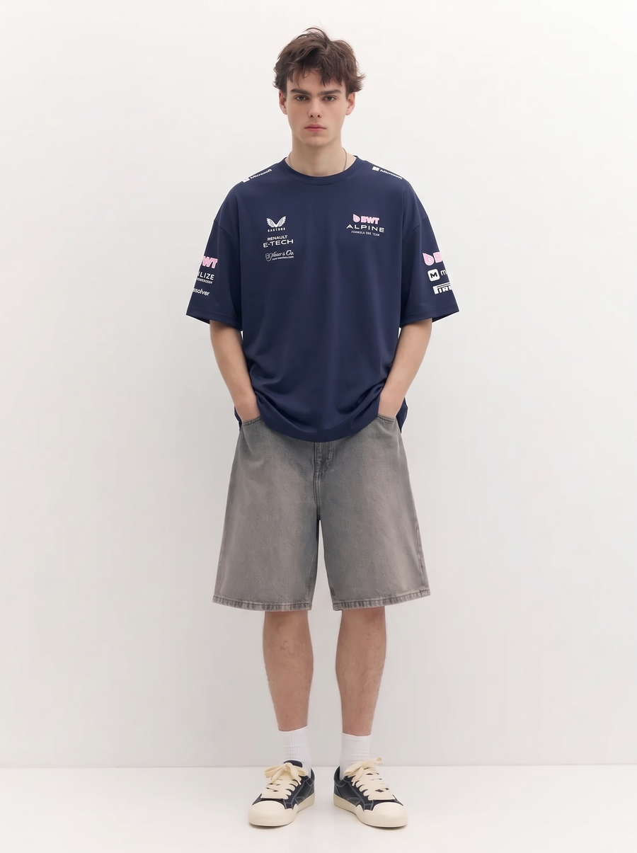 Alpine F1 Team 2025 T-Shirt - Navy