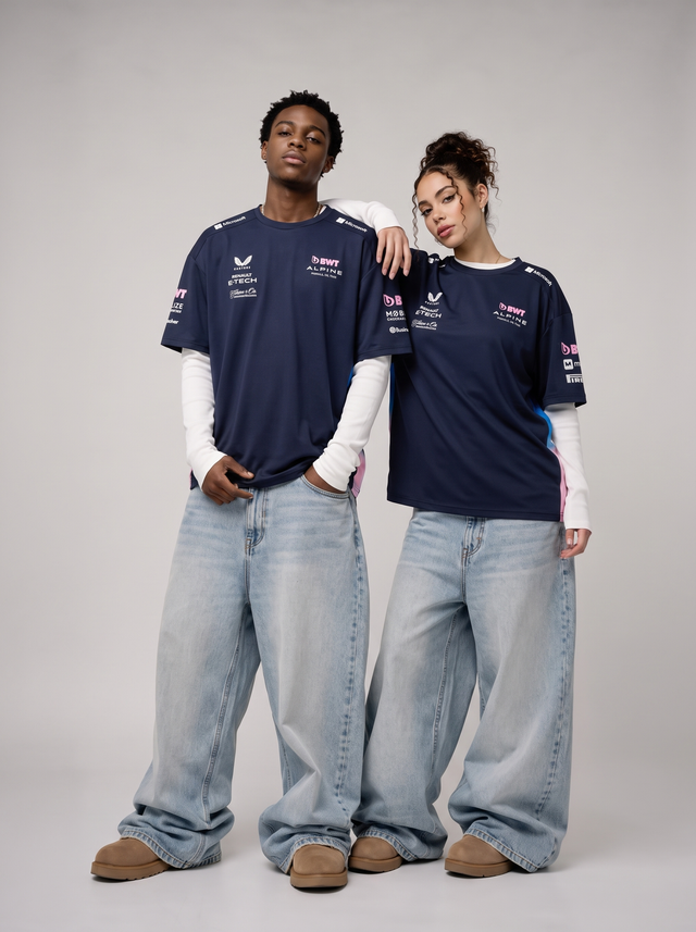 Alpine F1 Team 2025 T-Shirt - Navy