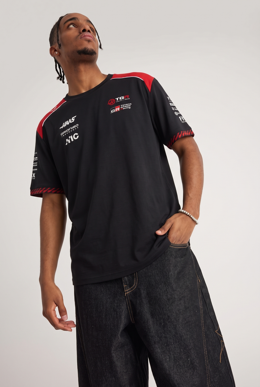 Haas 2026 Team Set Up Oversized T-Shirt