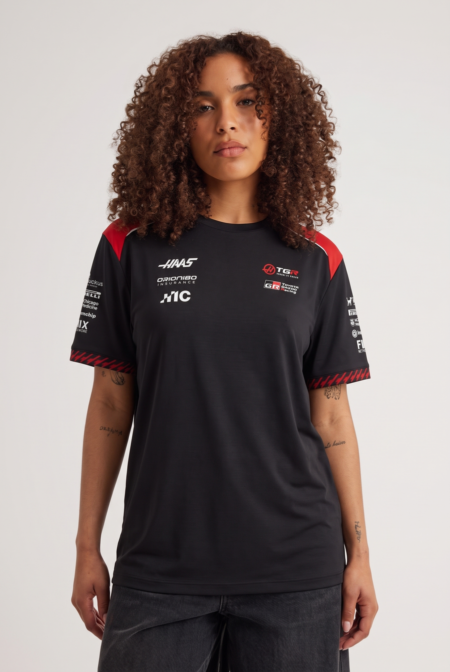 Haas 2026 Team Set Up Oversized T-Shirt
