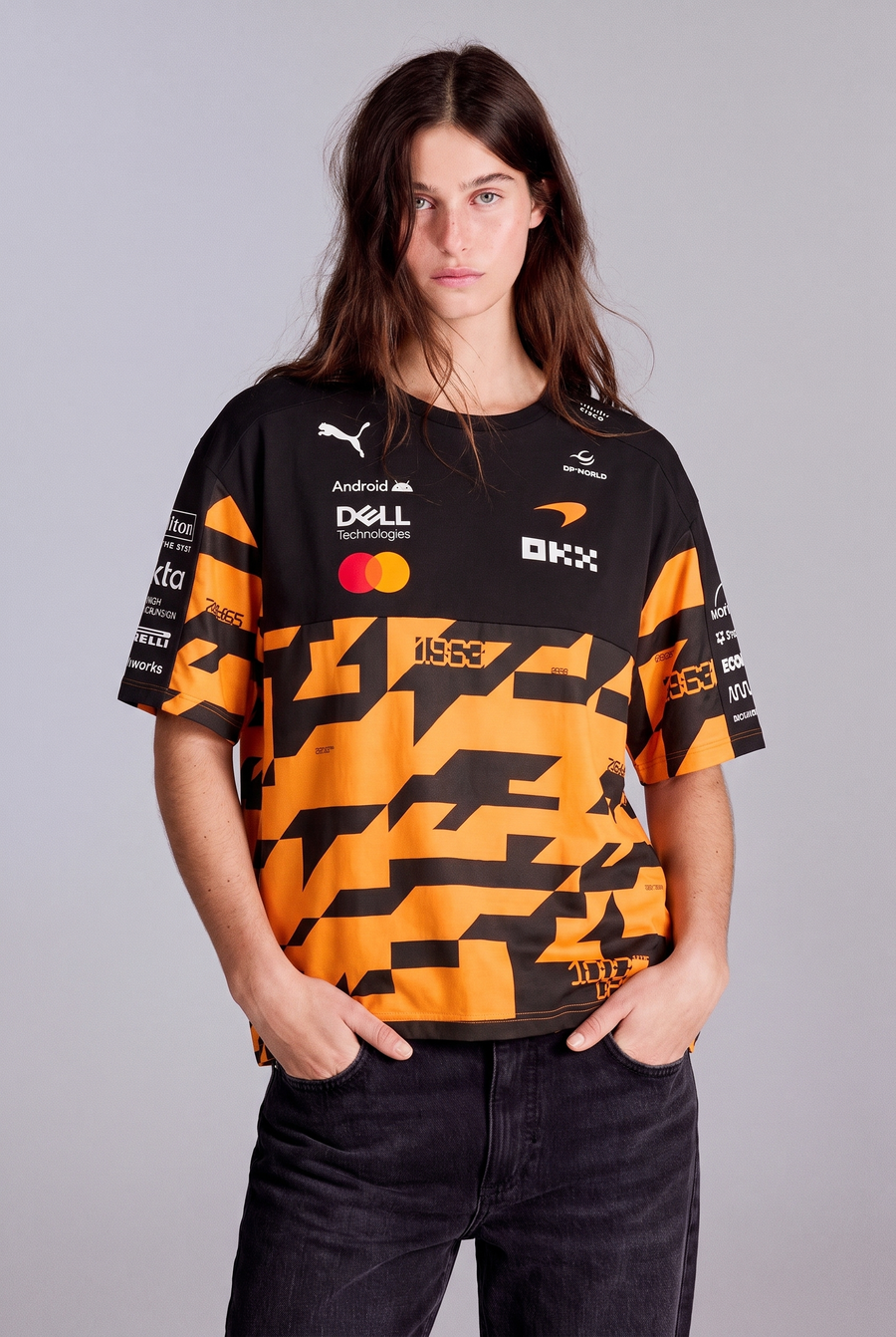 McLaren F1 1000th GP Monaco Team Oversized T-Shirt