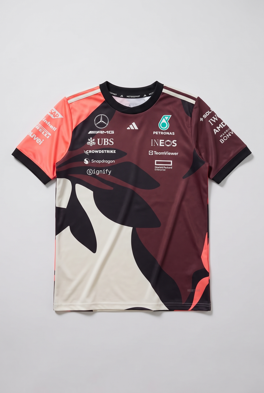 Mercedes AMG Petronas adidas F1 Special Edition Miami GP Team Oversized T-Shirt