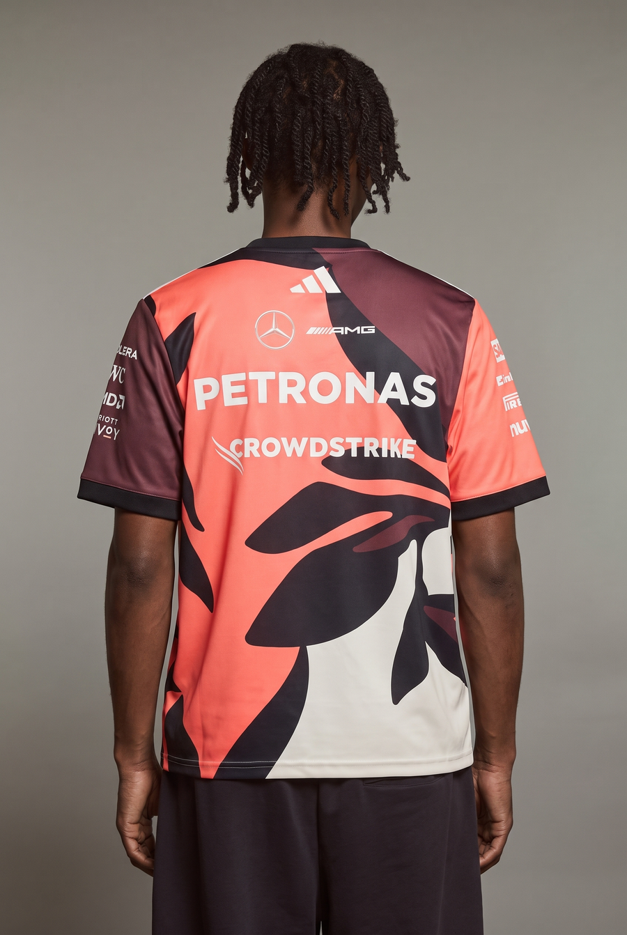 Mercedes AMG Petronas adidas F1 Special Edition Miami GP Team Oversized T-Shirt