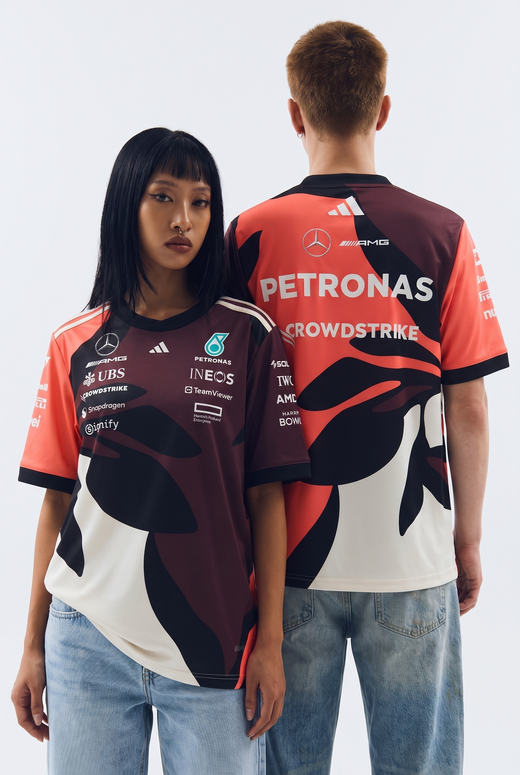 Mercedes AMG Petronas adidas F1 Special Edition Miami GP Team Oversized T-Shirt