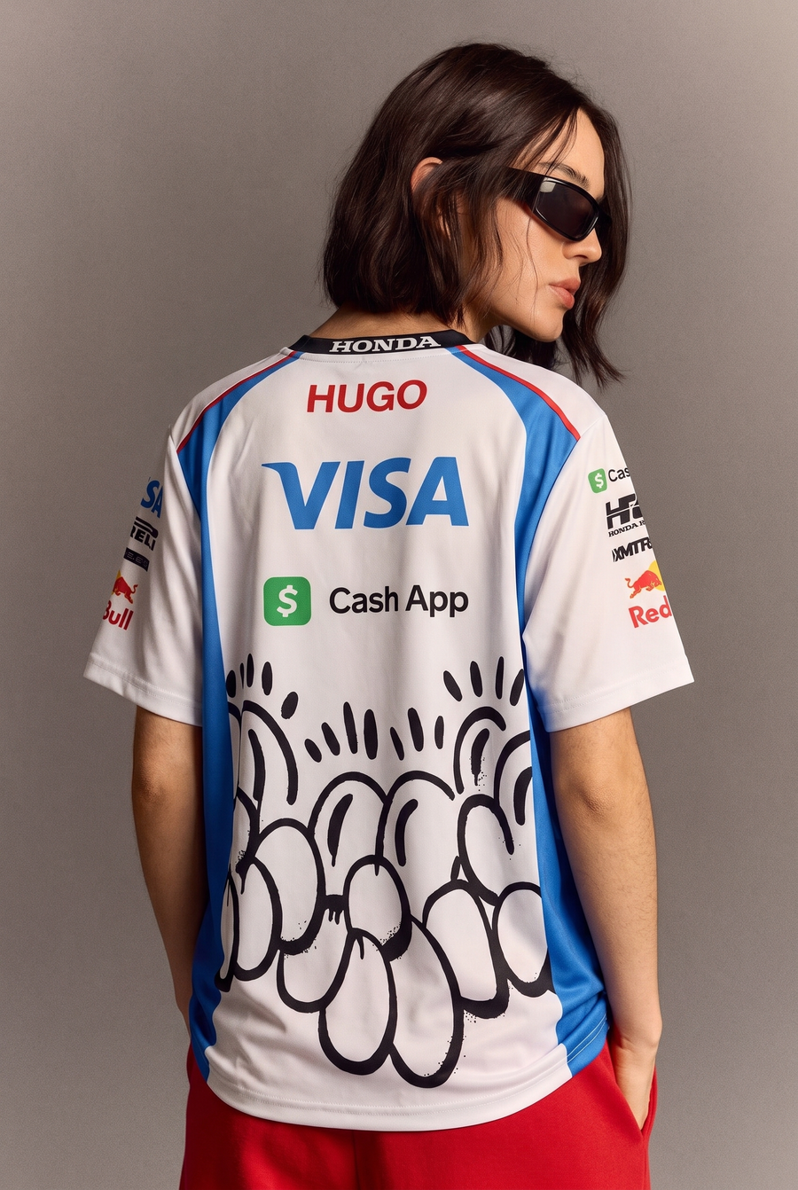 RB Cash APP Special Edition Silverstone GP T-Shirt
