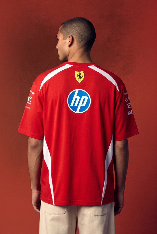 Scuderia Ferrari 2026 Drivers Oversized T-Shirt - Red