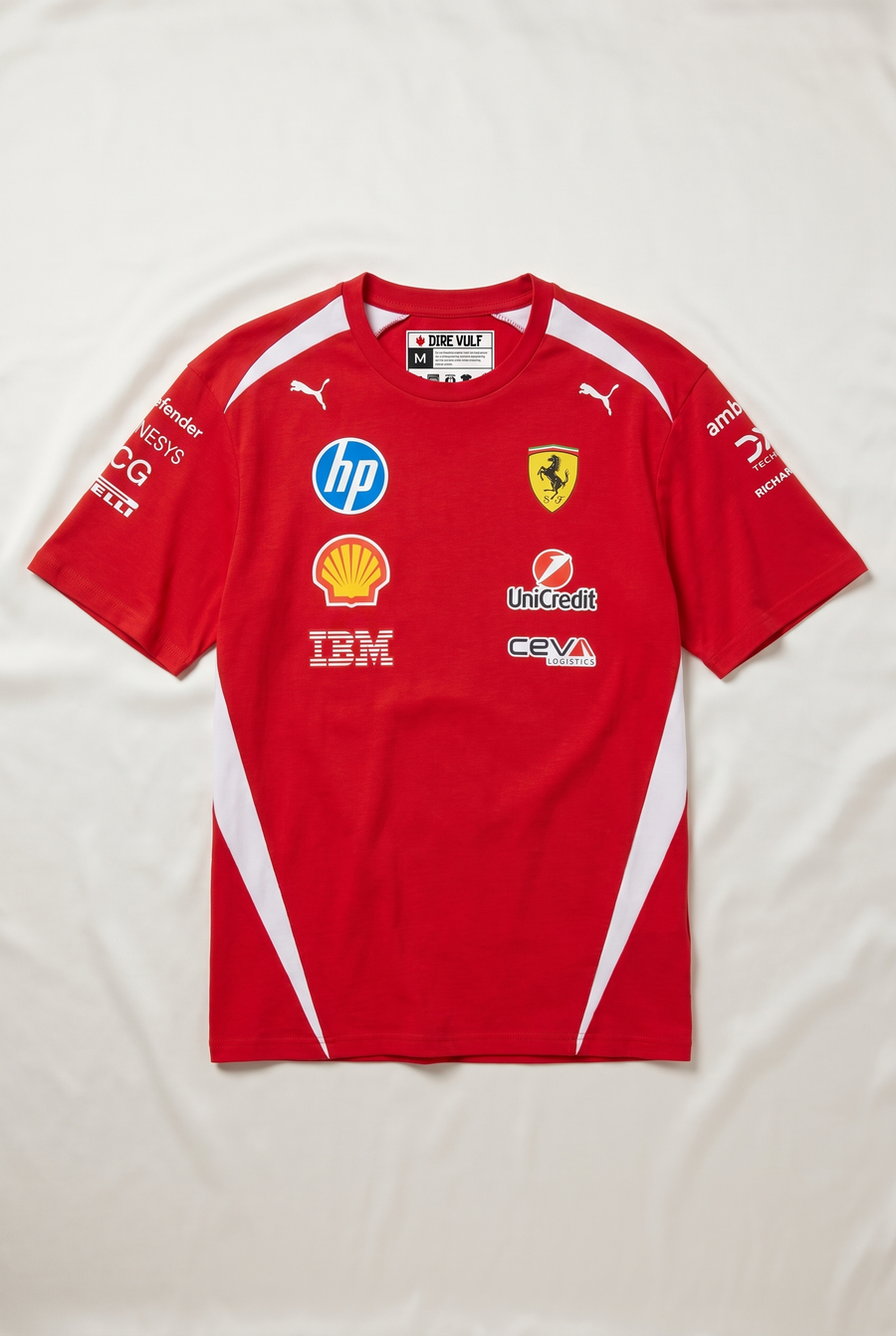 Scuderia Ferrari 2026 Drivers Oversized T-Shirt - Red