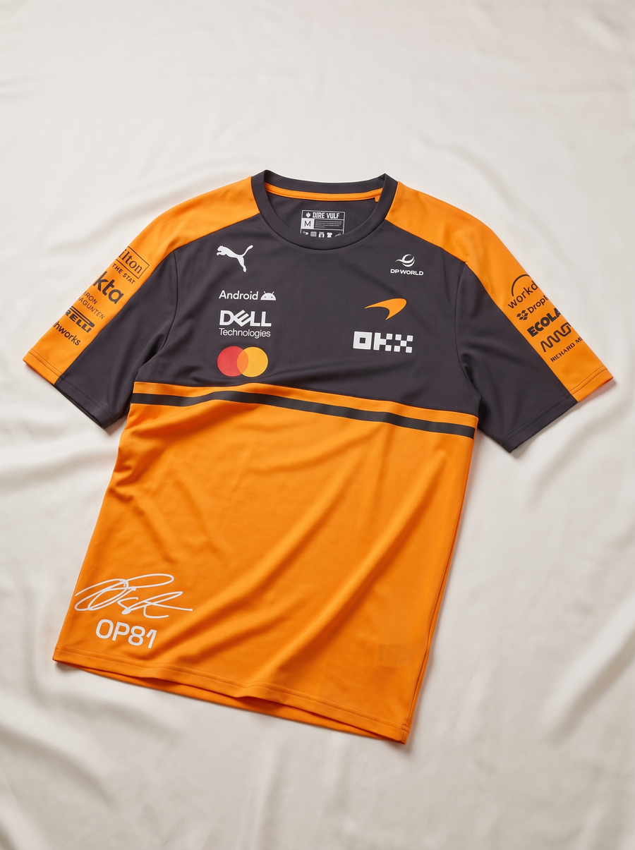 McLaren 2026 Team Oscar Piastri Driver Set Up T-Shirt