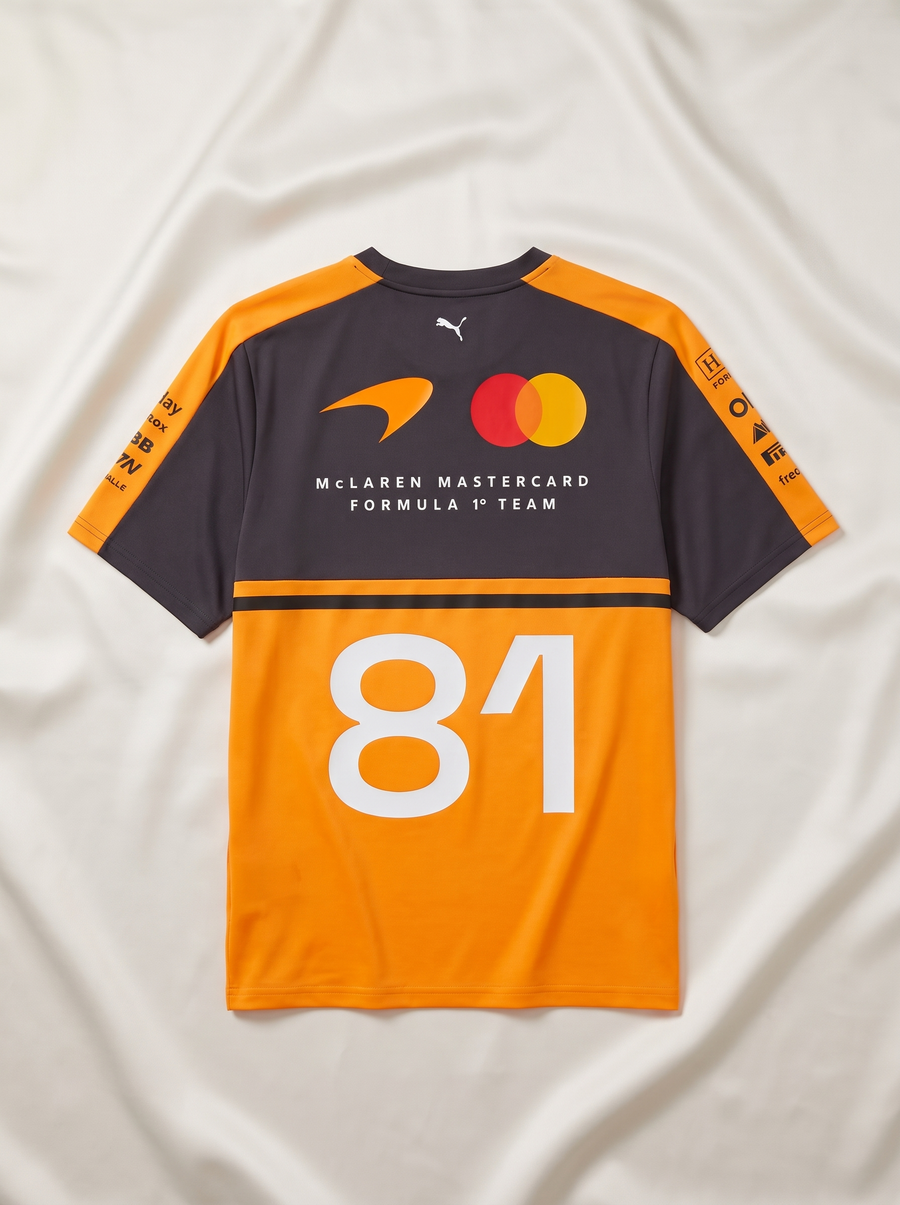 McLaren 2026 Team Oscar Piastri Driver Set Up T-Shirt