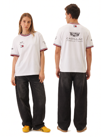 Cadillac 2026 Valtteri Bottas 77 Team T-Shirt - White