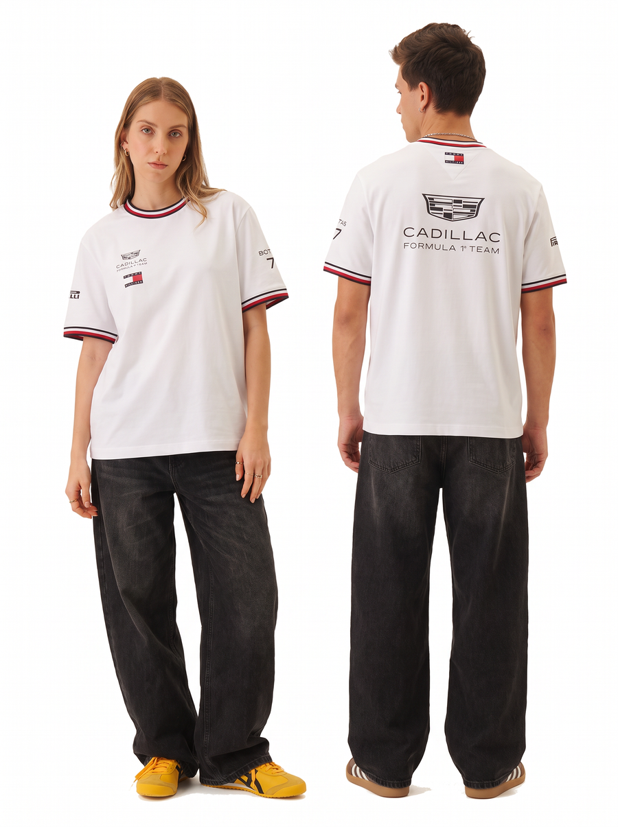 Cadillac 2026 Valtteri Bottas 77 Team T-Shirt - White