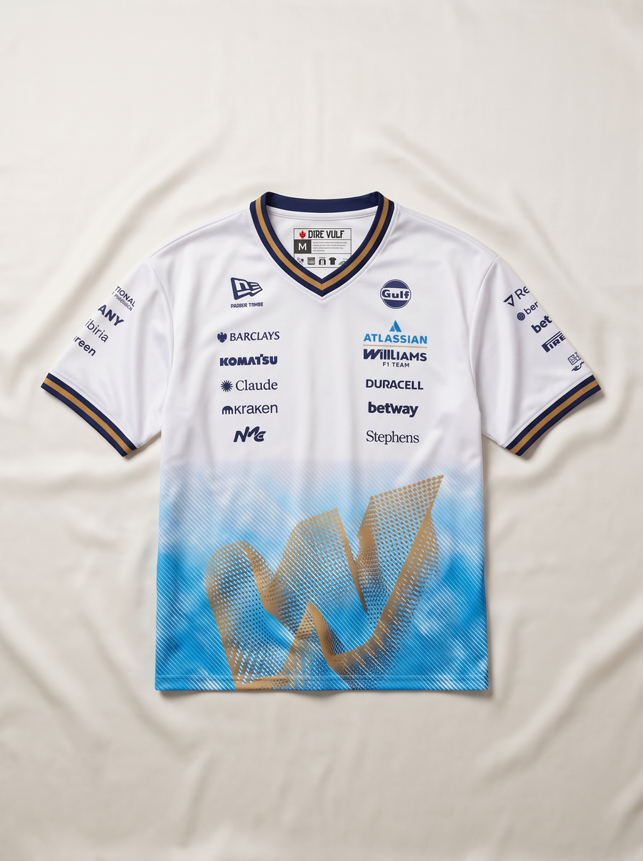Williams Racing 2026 Special Edition Madrid Men's V-neck Oversized