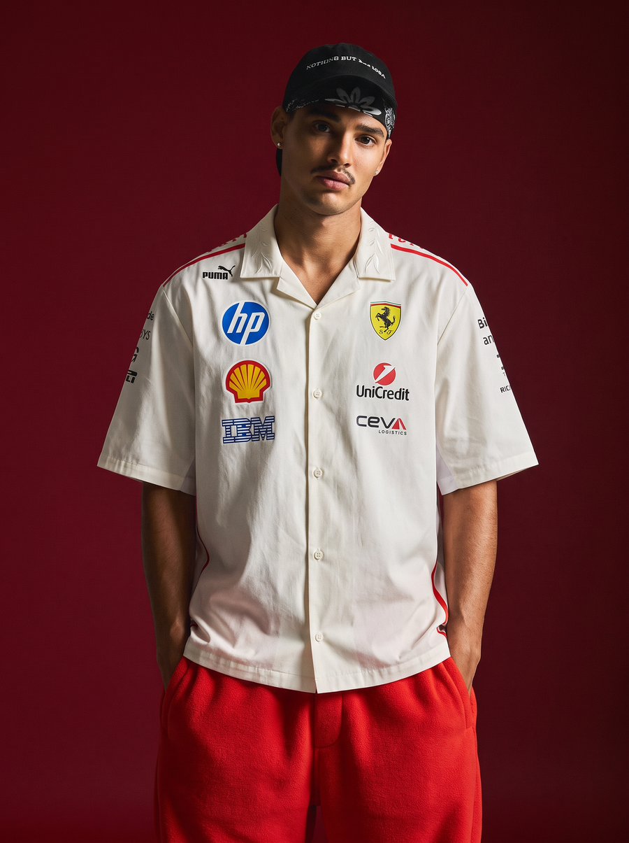 Scuderia Ferrari 2026 Team Special Edition Monza Shirt - White