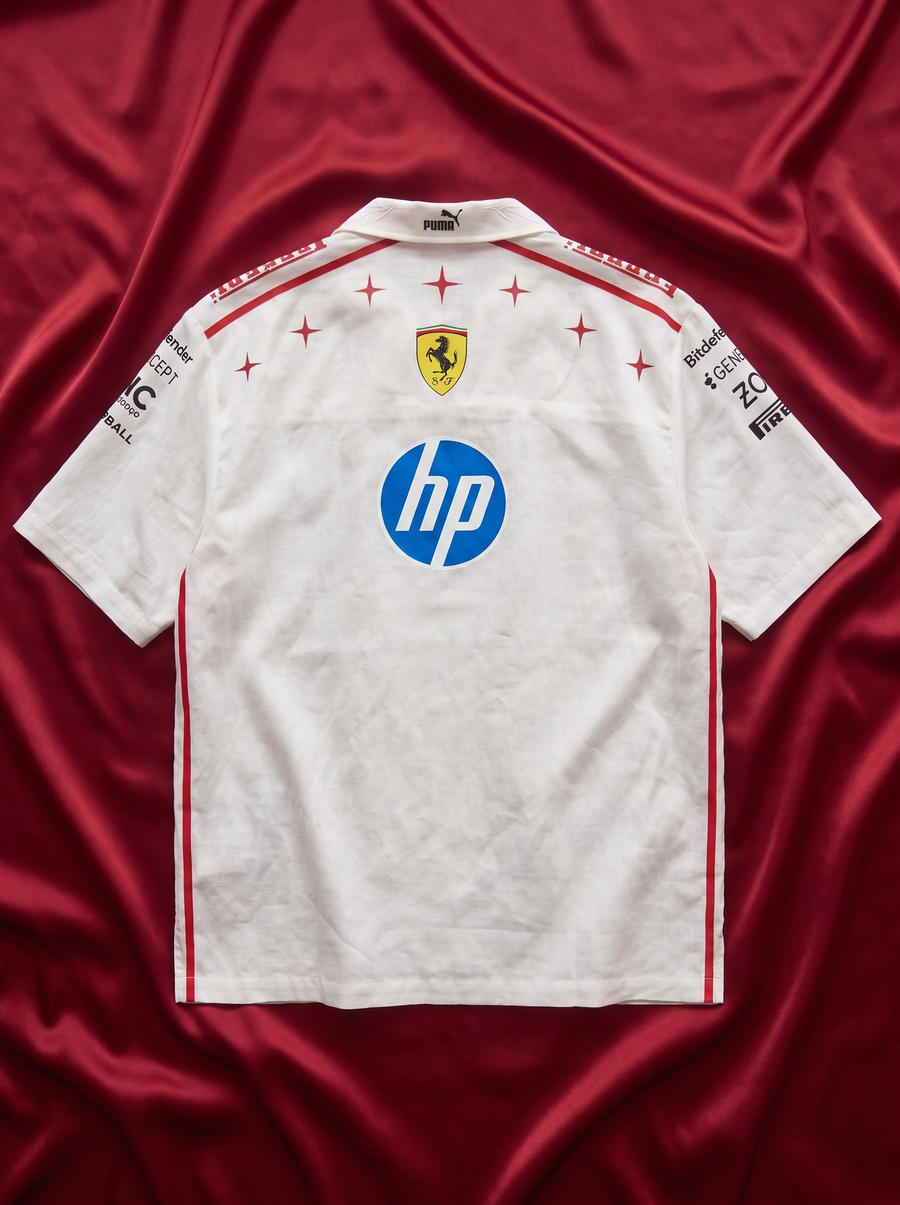 Scuderia Ferrari 2026 Team Special Edition Monza Shirt - White
