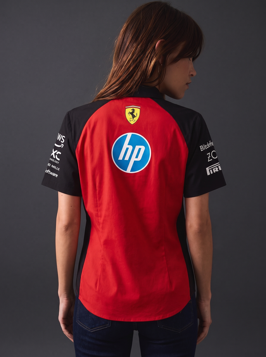 SF Racing Team Snap Shirt – Racing Red