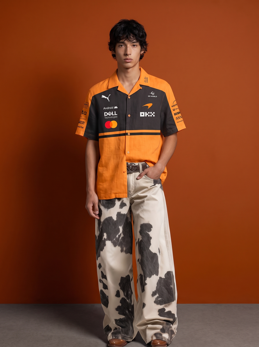 McLaren 2026 Team Set Up T-Shirt - Papaya